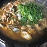 牡蠣と豚肉のキムチ鍋